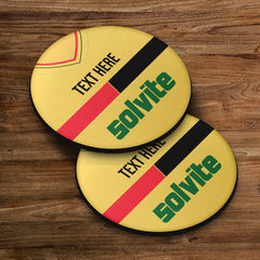 Watford 1986 Home Shirt - Personalised Drink Coaster - Square Or Circle