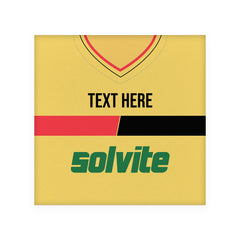 Watford 1986 Home Shirt - Personalised Drink Coaster - Square Or Circle
