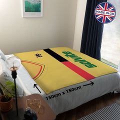 Watford - 1986 Home Shirt - Retro Fleece Blanket