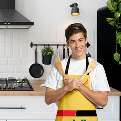 Watford - 1986 Home Shirt - Retro Football Novelty Water-Resistant, Lazer Cut (no fraying) Light Weight Adults Apron