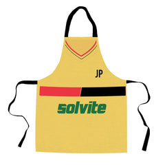 Watford - 1986 Home Shirt - Retro Football Novelty Water-Resistant, Lazer Cut (no fraying) Light Weight Adults Apron