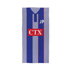 Watford- 1998 - Away Shirt - Personalised Retro Lightweight, Microfibre Beach Towel - 150cm x 75cm