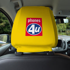 Watford 1999 Home - Retro Football Shirt - Pack of 2 - Car Seat Headrest Covers