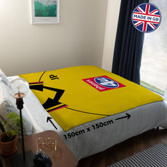 Watford - 1999 Home Shirt - Retro Fleece Blanket