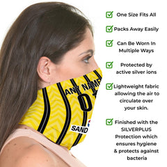 Wednesday 1992 Away Shirt - Personalised Retro Football Snood Scarf