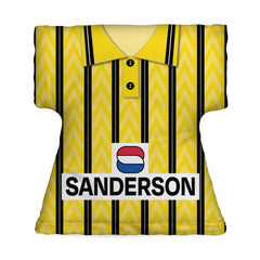 Wednesday 1992 Away Shirt - Personalised Retro Shirt Cushion