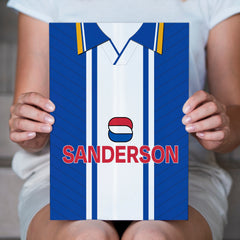 Wednesday 1995 Home Retro Shirt - A4 Personalised Metal Sign Plaque - Frame Options Available