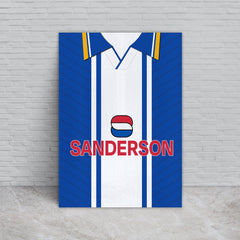 Wednesday 1995 Home Retro Shirt - A4 Personalised Metal Sign Plaque - Frame Options Available