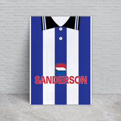 Wednesday 1997 Home Retro Shirt - A4 Personalised Metal Sign Plaque - Frame Options Available