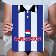 Wednesday 1997 Home Retro Shirt - A4 Personalised Metal Sign Plaque - Frame Options Available