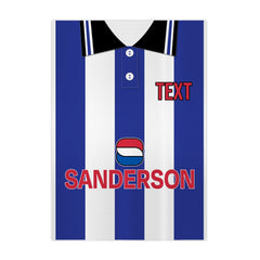 Wednesday 1997 Home Retro Shirt - A4 Personalised Metal Sign Plaque - Frame Options Available