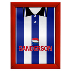 Wednesday 1997 Home Retro Shirt - A4 Personalised Metal Sign Plaque - Frame Options Available