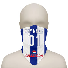 Wednesday 1997 Home Shirt - Personalised Retro Football Snood Scarf