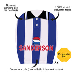 Wednesday 1997 Home Shirt - Retro Football Shirt - Pack of 2 - Car Seat Headrest Covers