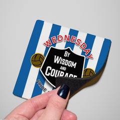 Wednesday Courage - Football Coaster - Square Or Circle