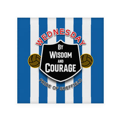 Wednesday Courage - Football Coaster - Square Or Circle