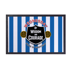 Wednesday Courage - Football Legends - Door Mat -60cm X 40cm