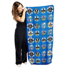 Wednesday - Football Legends - Microfibre Beach Towel - 150cm x 75cm