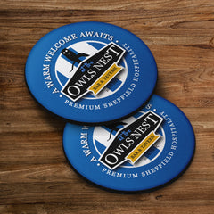 Wednesday Owls Nest - Football Coaster - Square Or Circle