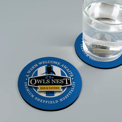 Wednesday Owls Nest - Football Coaster - Square Or Circle