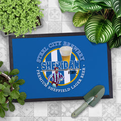 Wednesday Sheridan  - Football Legends - Door Mat -60cm X 40cm