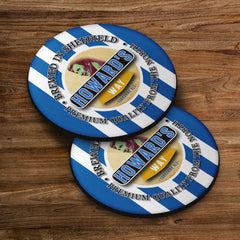 Wednesday Wilkinson - Football Coaster - Square Or Circle