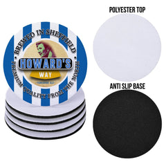 Wednesday Wilkinson - Football Coaster - Square Or Circle
