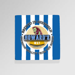 Wednesday Wilkinson - Football Coaster - Square Or Circle