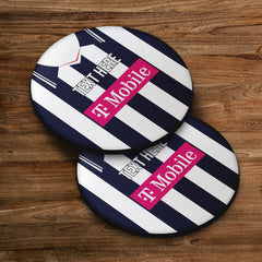 West Brom 2007 Home Shirt - Personalised Drink Coaster - Square Or Circle