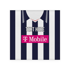 West Brom 2007 Home Shirt - Personalised Drink Coaster - Square Or Circle