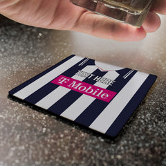 West Brom 2007 Home Shirt - Personalised Drink Coaster - Square Or Circle