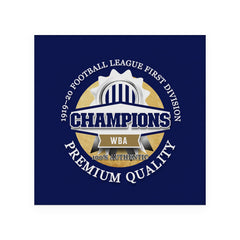 West Brom Champions - Football Coaster - Square Or Circle
