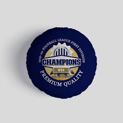 West Brom Champions - Football Legends - Circle Cushion 14inch
