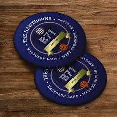 West Brom Hawthorns - Football Coaster - Square Or Circle