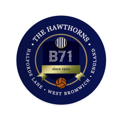 West Brom Hawthorns - Football Coaster - Square Or Circle