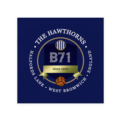 West Brom Hawthorns - Football Coaster - Square Or Circle