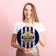 West Brom Throstle - Football Legends - Circle Cushion 14inch