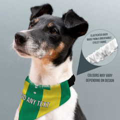 West Bromwich 1978 Away Shirt - Personalised Pet Bandana - 4 Sizes