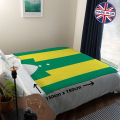 West Bromwich - 1978 Away Shirt - Personalised Retro Fleece Blanket