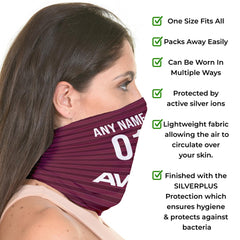 West Ham 1986 Home - Personalised Retro Football Snood