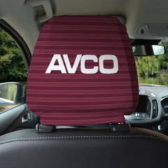 West Ham 1986 Home - Retro Football Shirt - Pack of 2 - Car Seat Headrest Covers