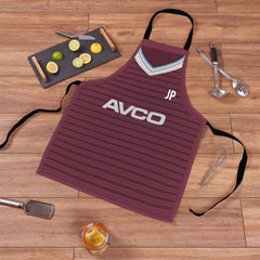 West Ham - 1989 Home Shirt - Retro Football Novelty Water-Resistant, Lazer Cut (no fraying) Light Weight Adults Apron
