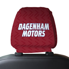 West Ham 1994 Home - Retro Football Shirt - Pack of 2 - Car Seat Headrest Covers