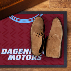 West Ham 1994 Home Shirt - Personalised Retro Door Mat - 60cm x 40cm
