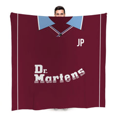 West Ham- 2000 Home Shirt - Retro Fleece Blanket