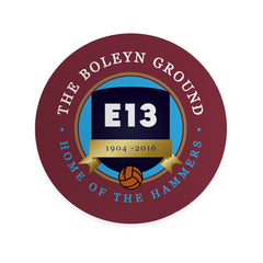 West Ham Boleyn Ground - Football Coaster - Square Or Circle