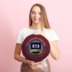West Ham Boleyn Ground - Football Legends - Circle Cushion 14inch