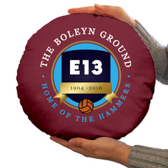 West Ham Boleyn Ground - Football Legends - Circle Cushion 14inch