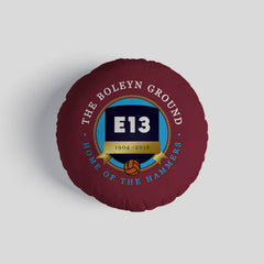 West Ham Boleyn Ground - Football Legends - Circle Cushion 14inch
