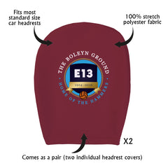 West Ham Boleyn Ground - Football Legends - Headrest Cover